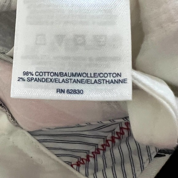 Lands’ End Black White Floral Lily Print Crop Pants Size 10P - Picture 11 of 12